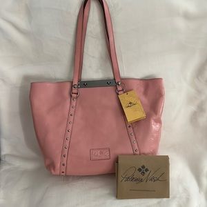 Patricia Nash, lobster bisque handbag with dust cover.